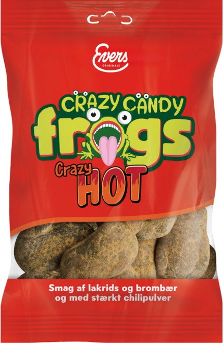 Crazy Candy Frogs Hot 10x70g