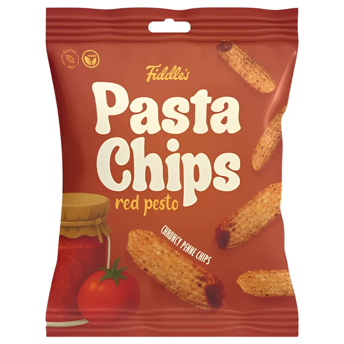 Fiddles Pasta Chips Red Pesto10x80g
