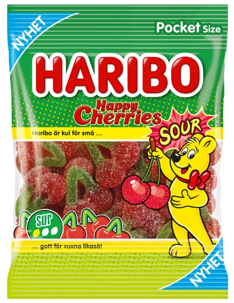 Haribo Happy Cherries Sour 20x75g