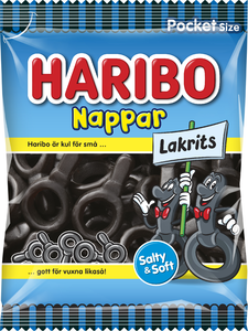 Haribo Nappar Lakrits 20x80g