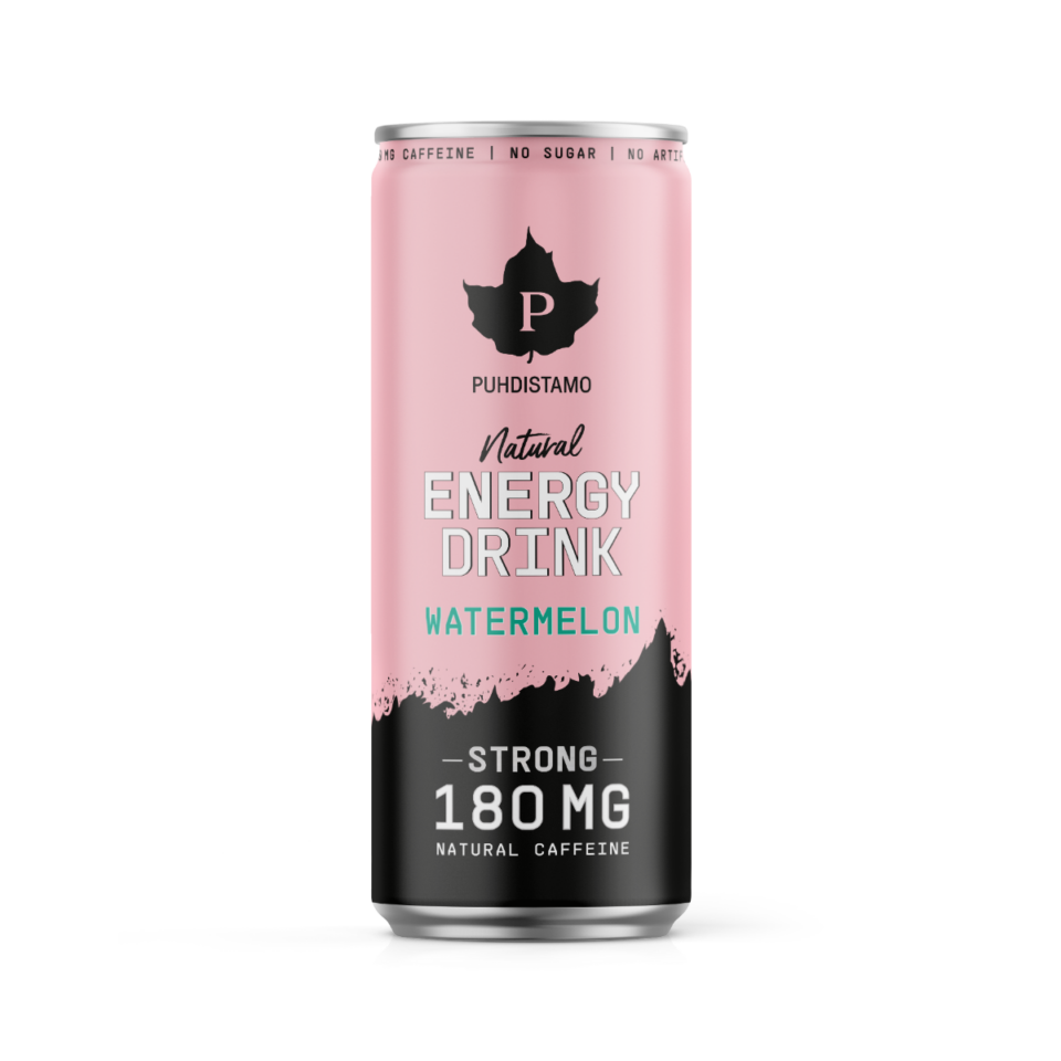 Puhdistamo Natural Energy Watermelon 24x330ml+Pantit