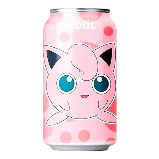 Qdol Pokemon Jigglypuff Peach Sparkling Water 24x330ml