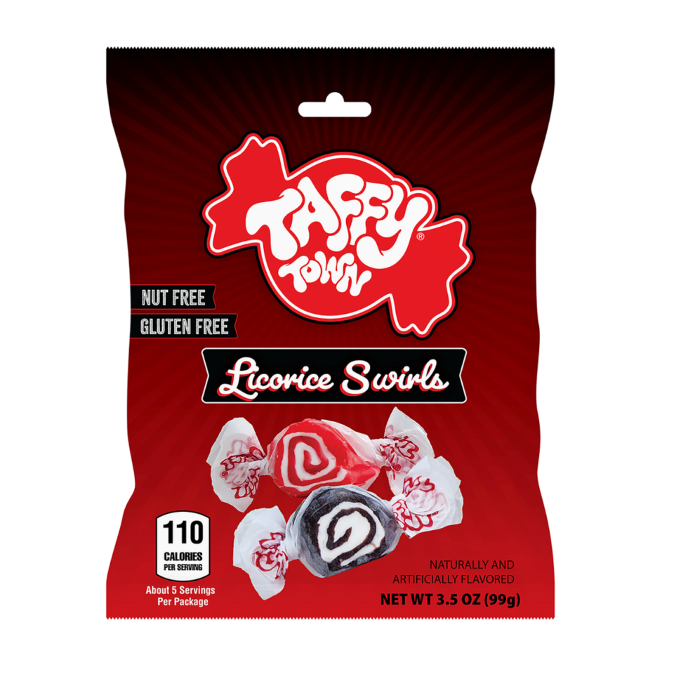 Taffy Town Licorice Swirls 12x99g